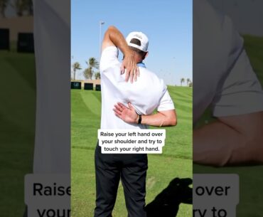 Do this before your next round of golf 🏌️ warm-up with Lee Westwood