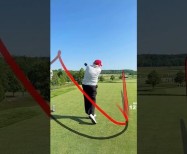 Donald Trump golf swing in slow motion on Shot Tracer App