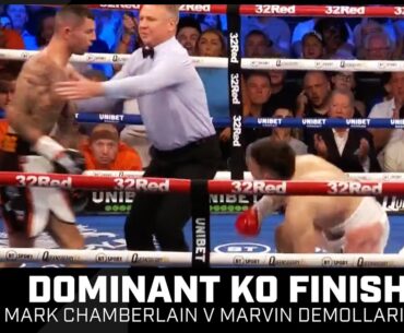 ONE AND DONE! Domination from Mark Chamberlain against Marvin Demollari | Boxing Fight Highlights