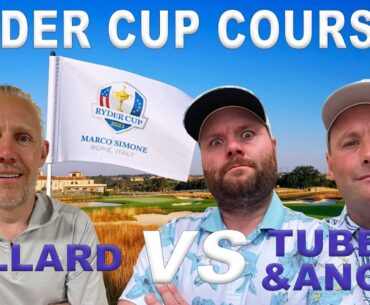 2 Mid-Handicappers V Scratch Golfer At RYDER CUP COURSE! 🏌️‍♂️🇮🇹| Tubes & Ange v Jimmy Bullard