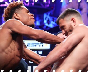 Haney Shoves Loma After Fiery Faceoff | Undisputed Fight Tom. ESPN+ PPV