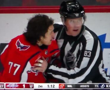 Capitals' TJ Oshie receives roughing penalty vs. Panthers