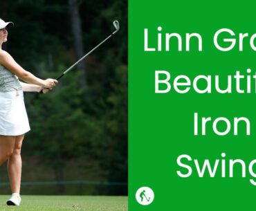 LPGA Hot Rookie Linn Grant Beautiful Iron Swing  #lpga #전인지 #golf