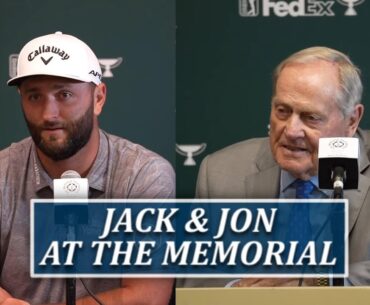 Jack Nicklaus & Jon Rahm at The Memorial-Fairways of Life w Matt Adams-Wed May 31