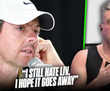 Rory McIlroy "Still Hates LIV & Hope It Goes Away" After LIV & PGA Golf Merger | Pat McAfee Reacts