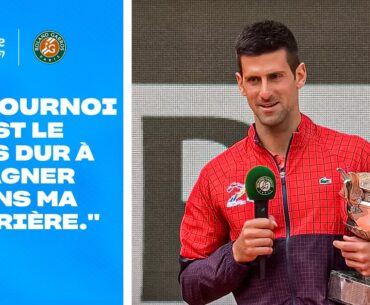 🤩 La réaction de Novak Djokovic après son entrée dans l'histoire !