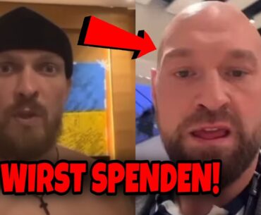 OMG! Oleksandr Usyk AKZEPTIERT KAMPF gegen Tyson Fury! DICKE SPENDE an UKRAINE!