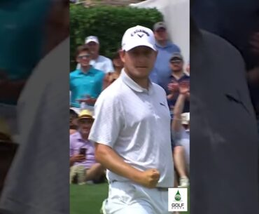 Emiliano Grillo's Electrifying Fist Pump Seizing the Solo Lead at Charles Schwab Challenge #Shorts