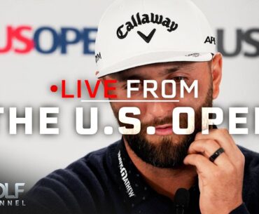 Jon Rahm discusses 'uncertainty' caused by golf merger | Live From the U.S. Open | Golf Channel