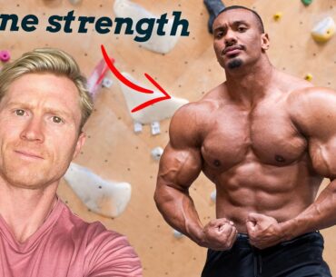 The world's strongest powerlifter tries climbing   //  Larry Wheels
