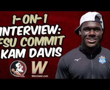 FSU FOOTBALL RECRUITING | RB Commit Kam Davis Camp interview | Seminoles recruiting | Warchant #FSU