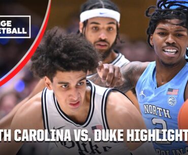 North Carolina Tar Heels vs. Duke Blue Devils | Full Game Highlights