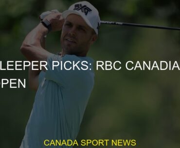 #canadian #2022 #Open #open #sleeper #Sleeper #Canadian #picks #Picks