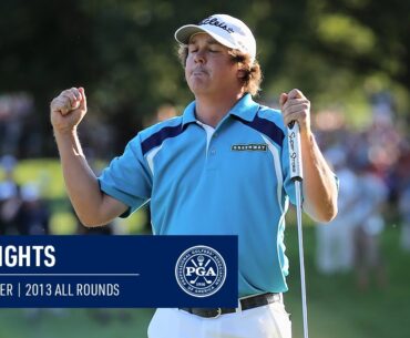 Jason Dufner's Wins at Oak Hill | 2013 PGA Championship Extended Highlights