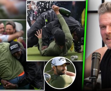 Security Guard FLATTENS Pro Golfer While Trying To Celebrate on 18th Green Of Canadian Open