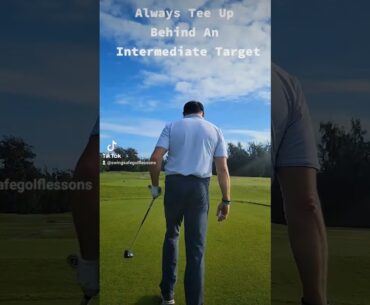 Always Tee It Up Behind An Intermediate Target Part Two #golf #golftips