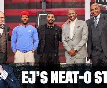 Michael B. Jordan and Jonathan Majors Take On Kenny's Court | EJ's Neato Stat of the Night