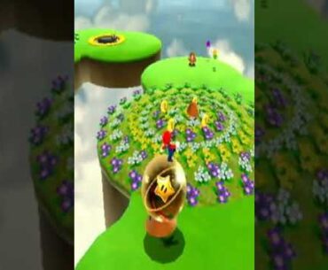 super mario galaxy   planeta golf   ensarto la esfera correctamente