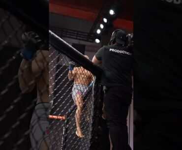 Sangwon Kim PUNCHED his ticket to the Road To UFC semi-finals with this MASSIVE knockout❗️