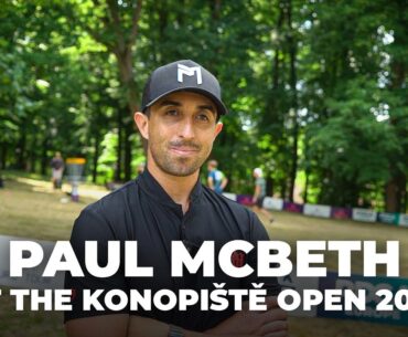 Paul McBeth's thoughts on his tour through Europe and the Konopiště Open course