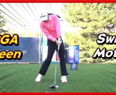 LPGA "MinJee Lee" Ion Driver Swings & Perfect Slow Motions