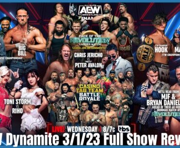 AEW Dynamite 3/1/23 Full Show Review & Results | Face Of The Revolution Ladder Match