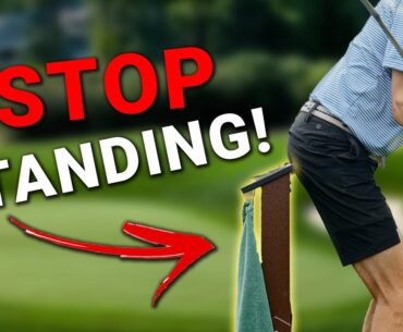 How To STOP Standing Up In The Downswing || Early Extension FIX