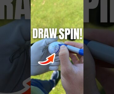 VISUALISE DRAW SPIN using this WEIRD driver hack! #golf #golfswing #golftips #alexelliottgolf #tip