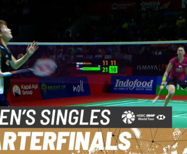 KAPAL API GROUP Indonesia Open 2023 | Kim Ga Eun (KOR) vs. Chen Yu Fei (CHN) [4] | QF