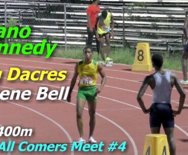 Delano Kennedy | Tariq Dacres | Jaheene Bell | Boys 400m | All Comers Meet #4