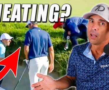 Rory McIlroy CHEATING at the U.S. Open Golf Championship!