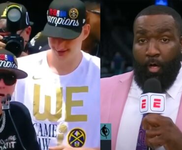 Michael Malone Interrupts Nikola Jokic to Destroy Kendrick Perkins for Racist MVP Voters Take! NBA