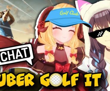 ANIME GIRLS spielen mit Bällen! (VR Golf mit @JinjaOwO)