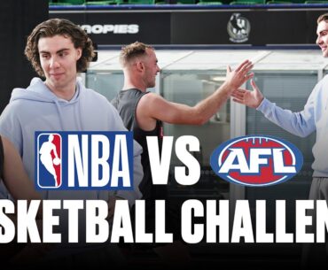 Tom Mitchell takes on NBA Star Josh Giddey in an NBA skills challenge!