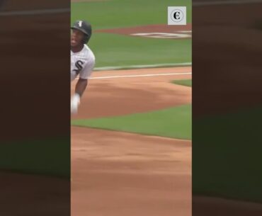 MLB / Astros Kyle Tucker NAILS Tim Anderson at 2nd after he overslides the base #shorts #mlb #astros