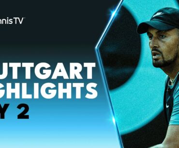 Kyrgios Takes On Wu; Struff, Altmaier & More Feature | Stuttgart 2023 Highlights Day 2