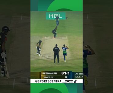 6 - 6 - 6 | Saim Ayub on Fire #HBLPSL8 #SabSitarayHumaray #MSvPZ #Shorts #SportsCentral MI2A