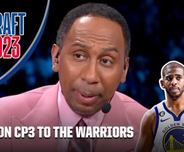 Stephen A. reacts to Chris Paul to the Golden State Warriors | 2023 NBA Draft