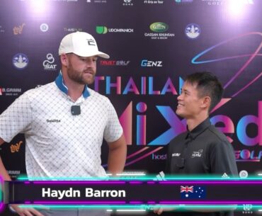 Thailand Mixed Series 2023 Stableford Challenge #4 | Interview | Round 1 | Haydn Barron