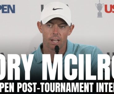 Rory McIlroy Reacts to Finishing Runner-Up in U.S. Open 2023 & Wyndham Clark Win at U.S. Open