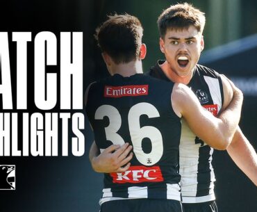 Kreuger's five-goal haul leads Magpies in come-from-behind win | Match Highlights