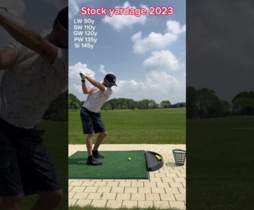 Stock yardage 3hcp golfer