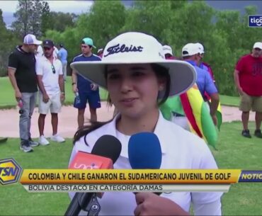 Colombia y Chile ganaron el Sudamericano juvenil de Golf. Bolivia destacó en categoría damas.