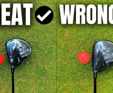 DO NOT SQUARE THE CLUB FACE AND START IT IS LIKE THIS INSTEAD! (CHEAT METHOD)
