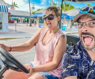 No Cruise Excursions in Key West!  We Rented a Golf Cart!