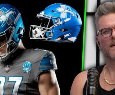 Lions New Alternate Helmets Are... Something | Pat McAfee Show