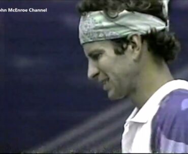 Jay Berger vs John McEnroe Final - GTE U.S. Men's Hard Court Championships 1989