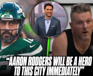 Mike Greenberg Tells Aaron Rodgers "Jets Fans Are Starved For Success, You Would Own This City"