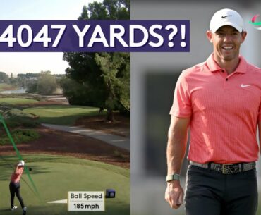 Rory McIlroy drives over 4000 yards in one round!