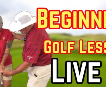 A Beginner's First Golf Lesson, Live